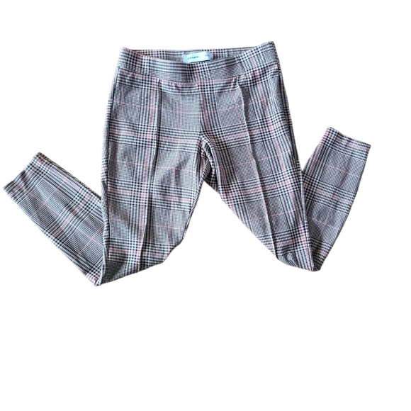 Old Navy Stevie Ankle Pants in Neutral Plaid - Size M - Picture 3 of 10
